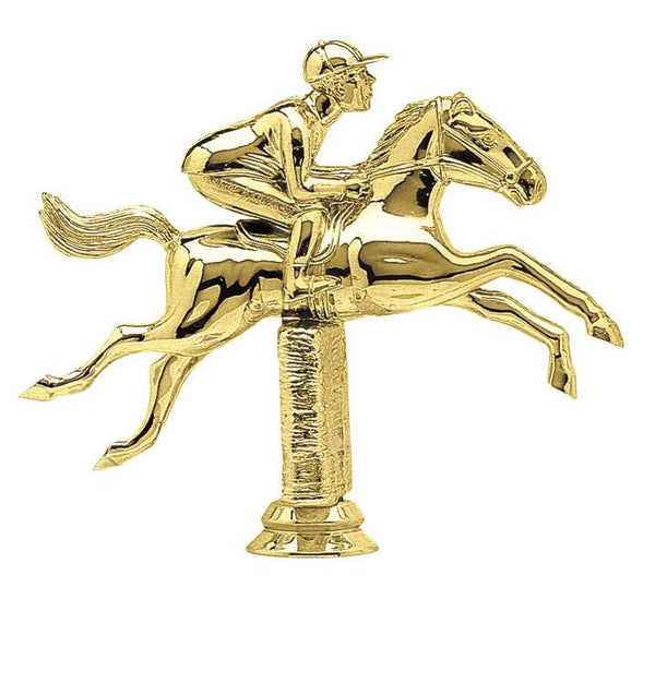 Figura para Trofeo de Equitación Brincando sin base